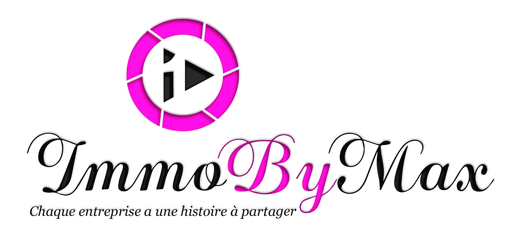 Logo ImmobyMax avec slogan